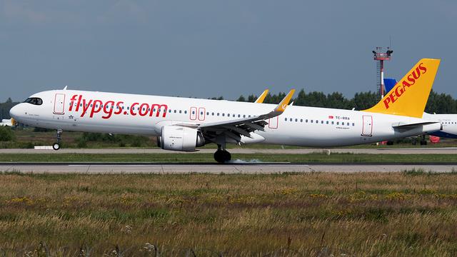TC-RBA:Airbus A321:Pegasus Airlines